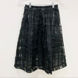 ASOS Black Sheer Skirt